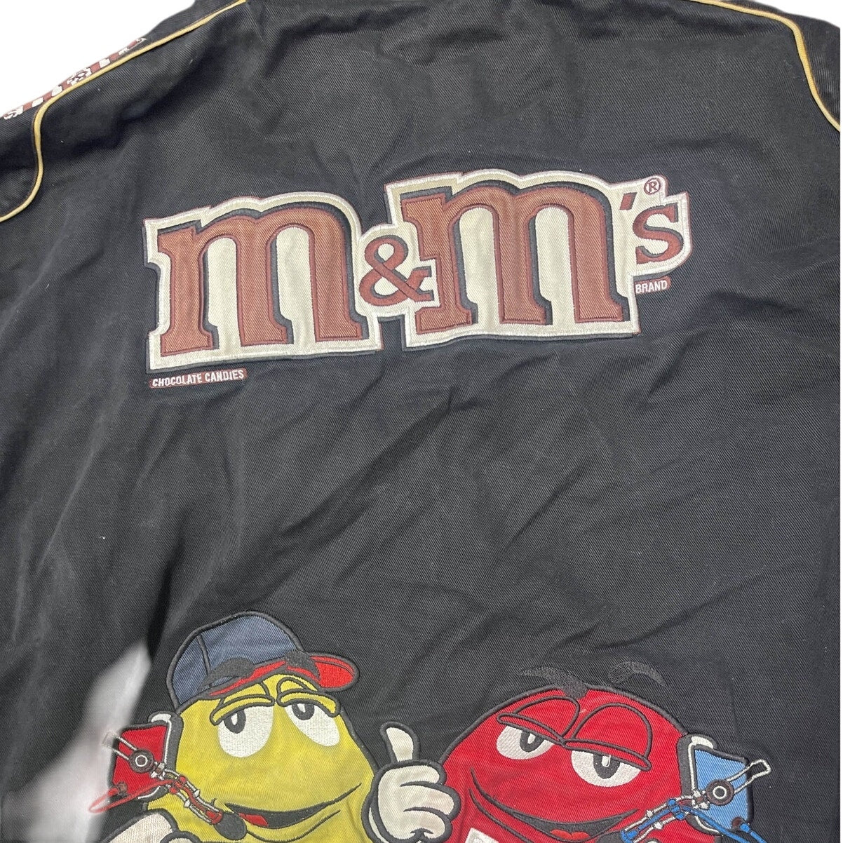 JH Design Quality Jackets since 1988 M&M Jean Jacket with Patches