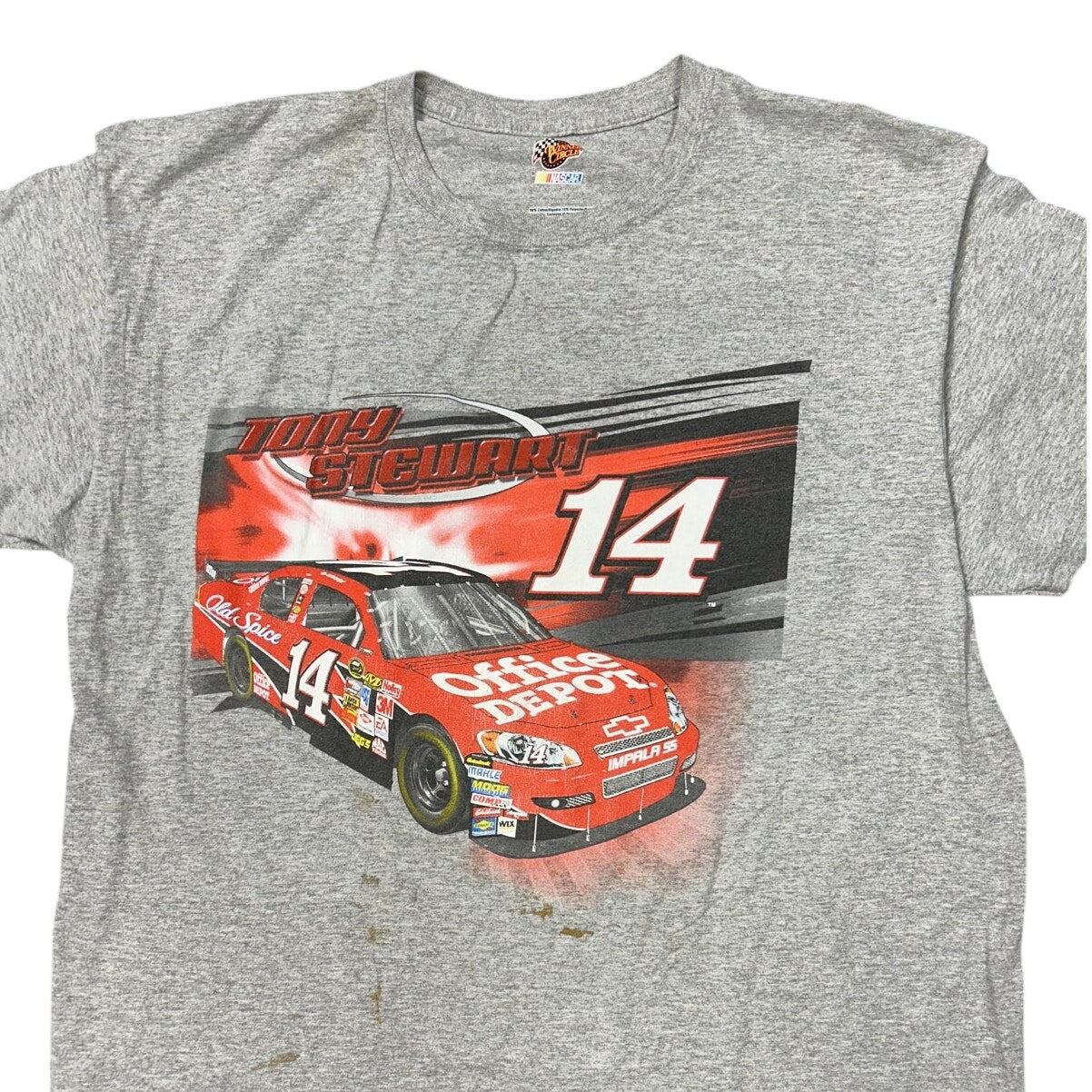 2009 NASCAR Tony Stewart Front/Back Graphic T-shirt