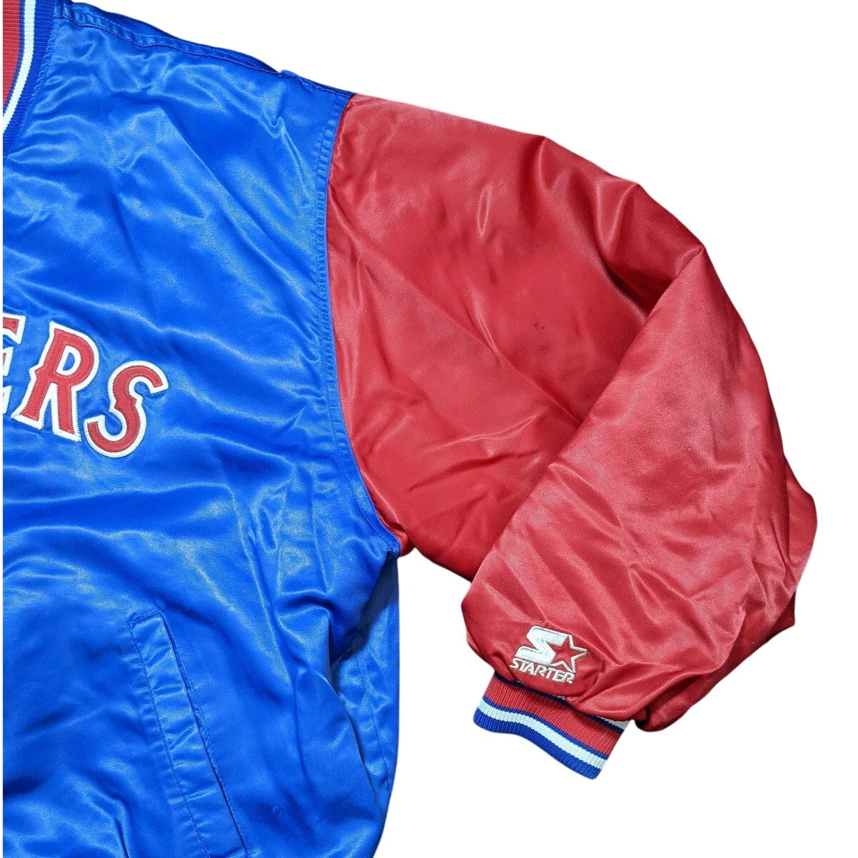 STARTER Authentic Diamond Collection Rangers Bomber Jacket