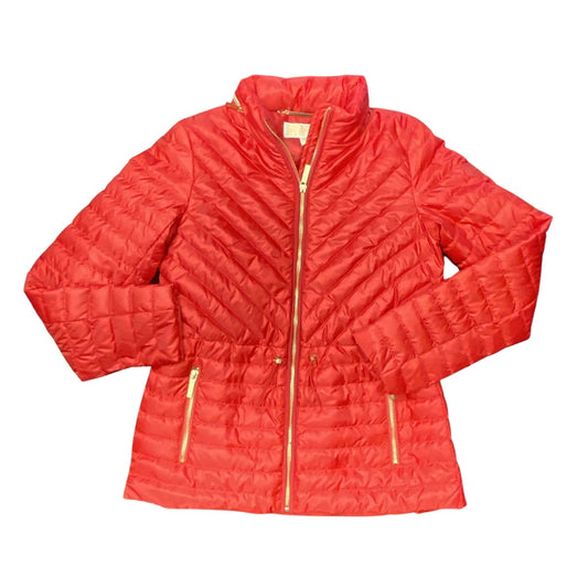 Michael Kors Red Puffer Jacket