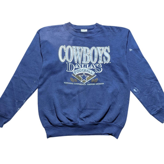 Vintage Navy Blue 90s Dallas Cowboys Sweater