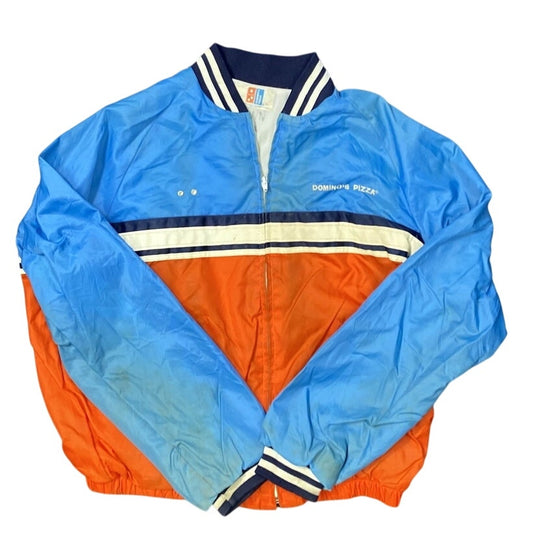 Dominos Pizza Blue, Orange and White Bomber Jacket