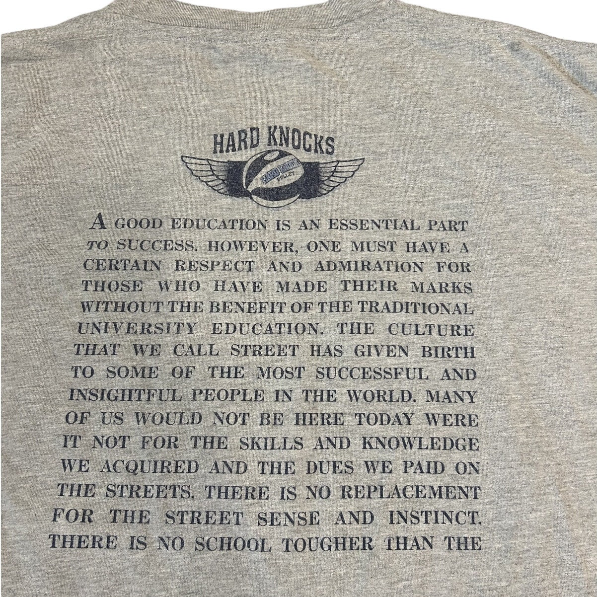 Vintage Y2K School of Hard Knocks Tee