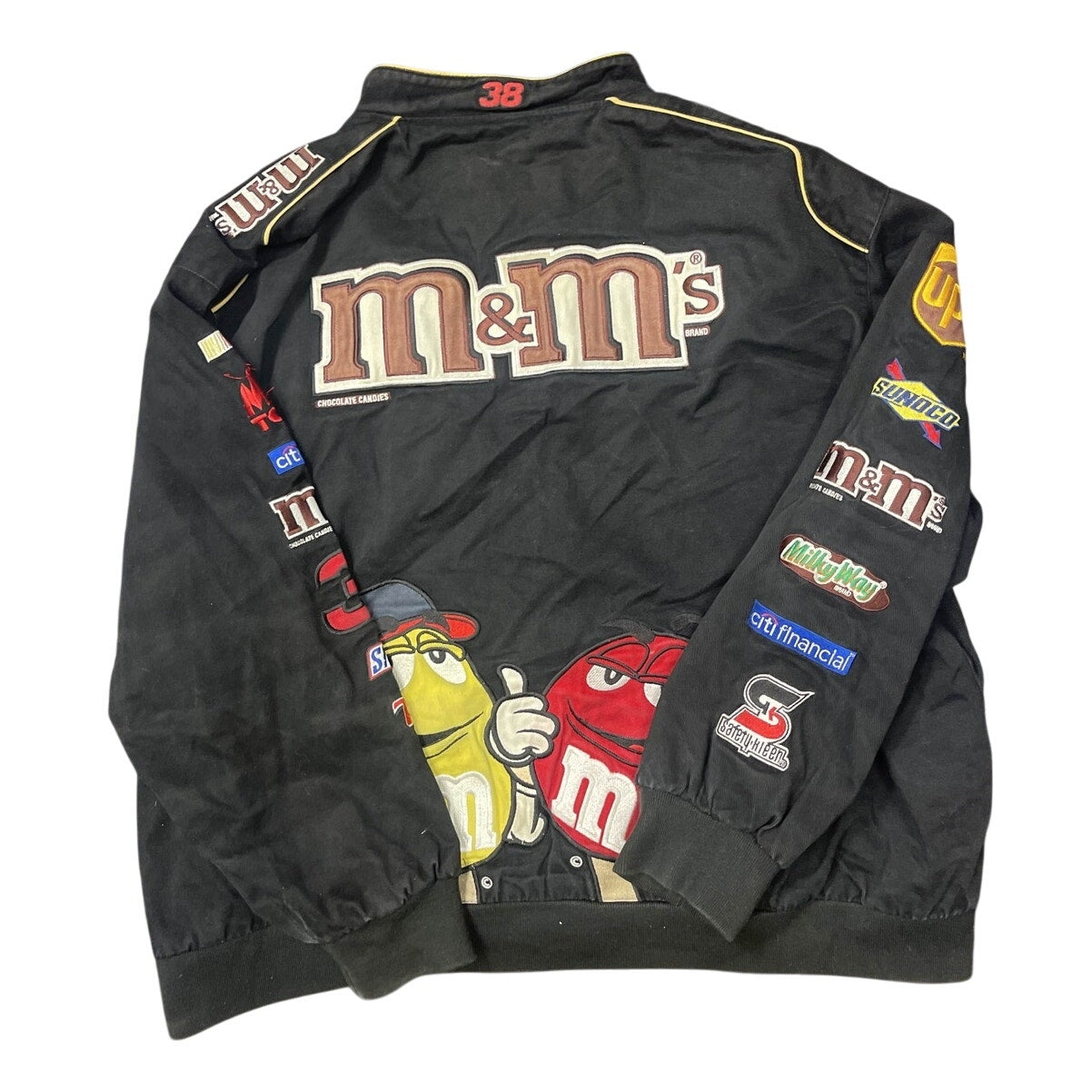 JH Design Quality Jackets since 1988 M&M Jean Jacket with Patches