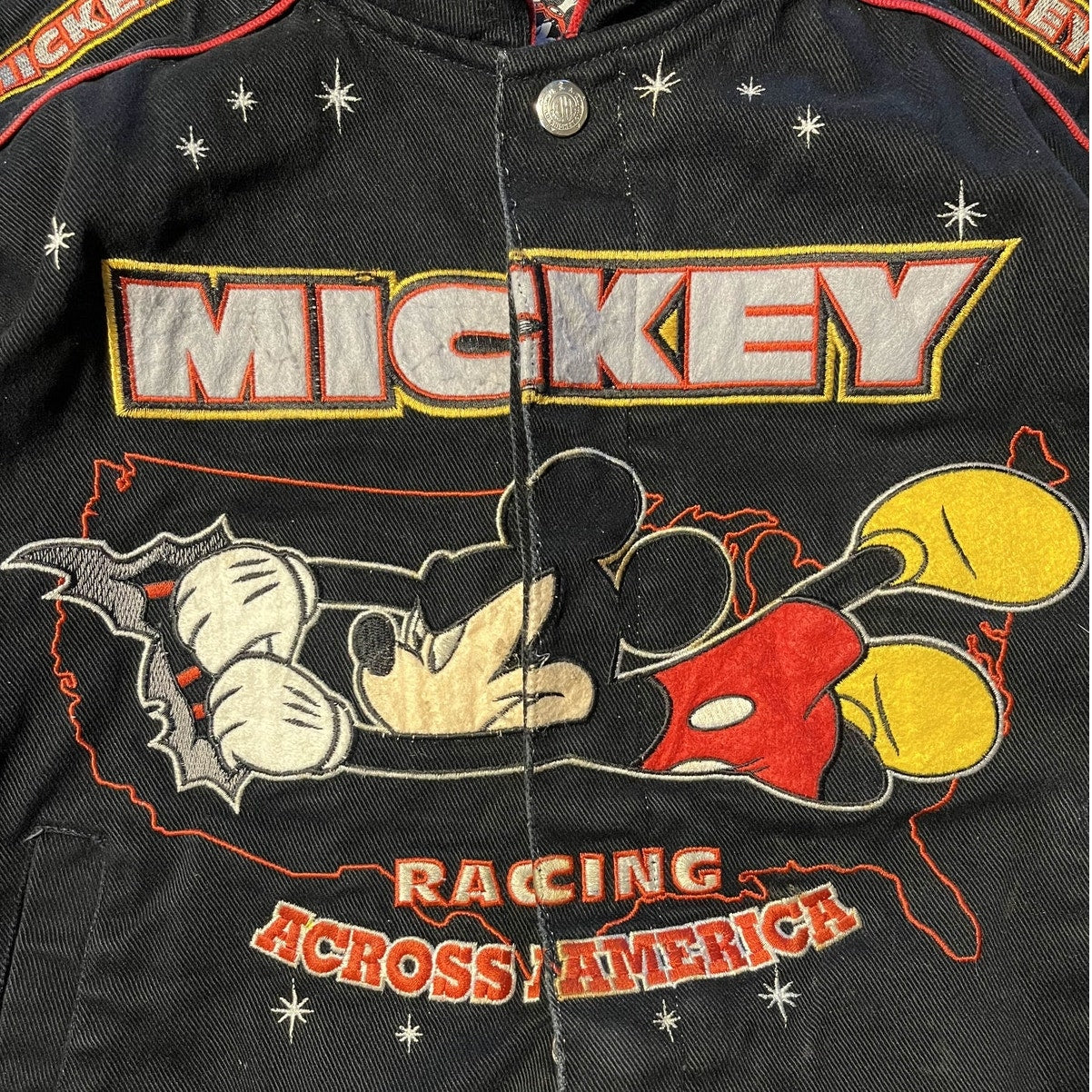 Vintage Jeff Hamilton Disney Mickey Racing Across America