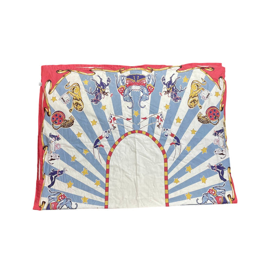 Restoration Hardware Retro 90s Circus Themed Table Cloth