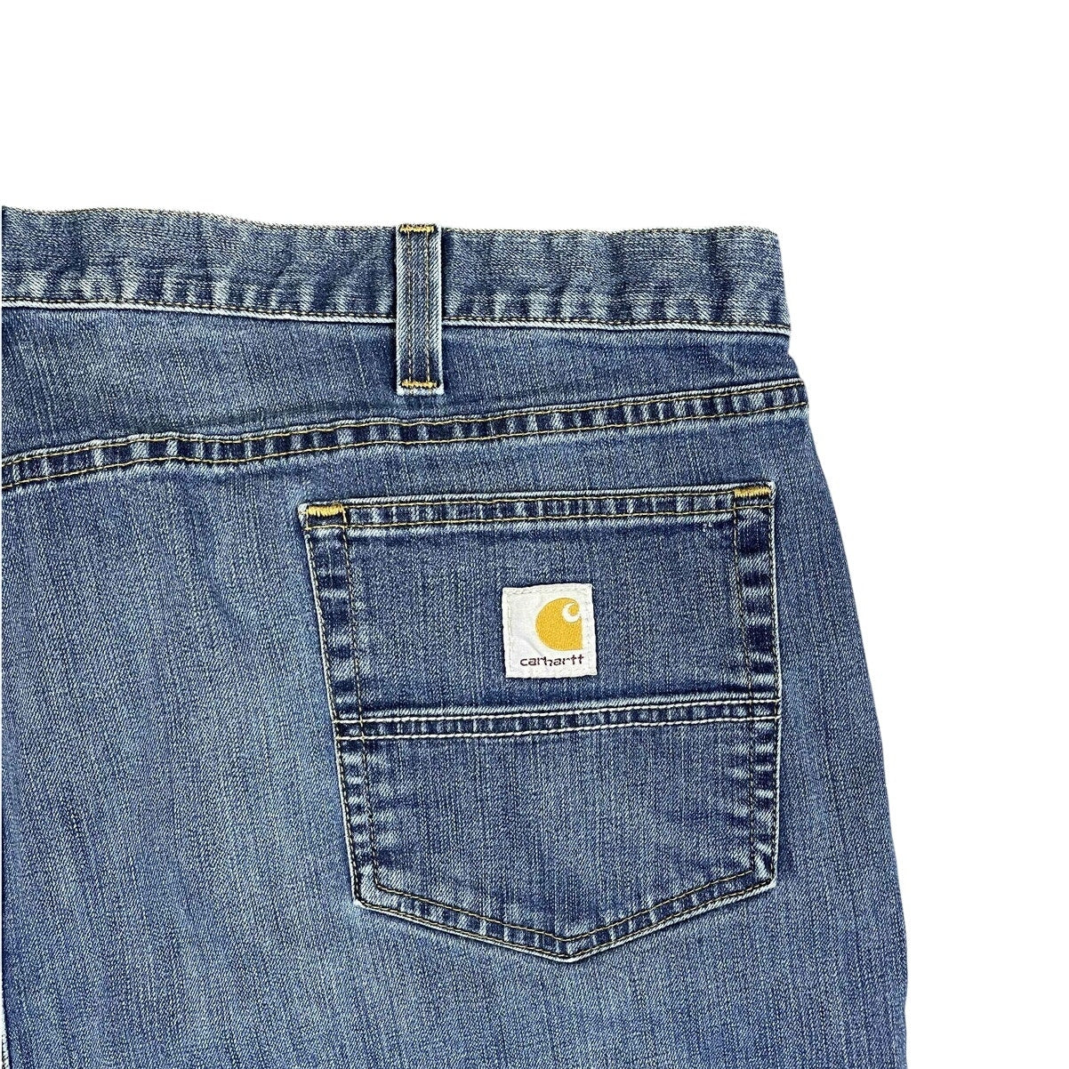 Carhartt Men’s Relaxed Fit Straight Leg Blue Denim Jeans