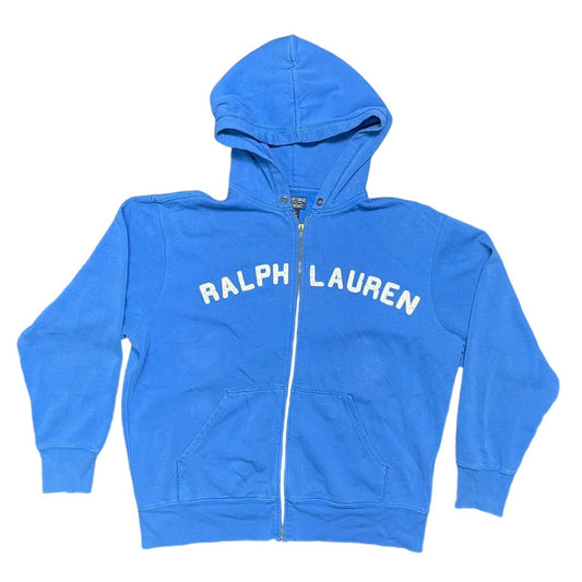 Ralph Lauren Embroidered Blue Zip-Up Jacket