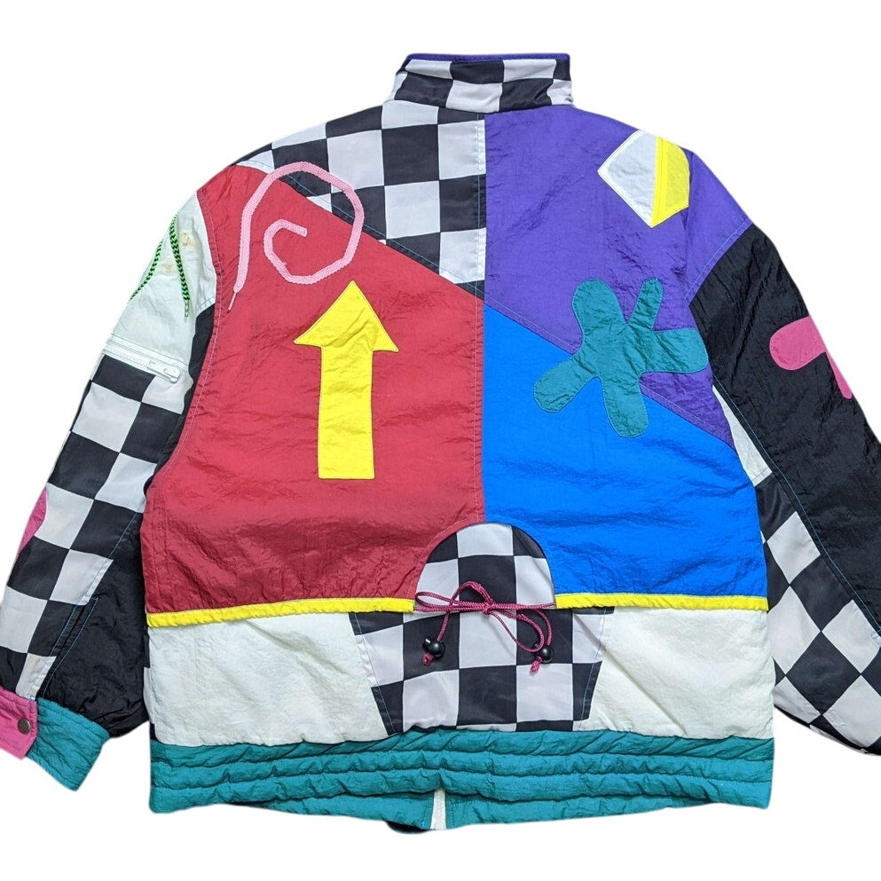 Vintage 80s Boutique Europa Graphic Ski Jacket