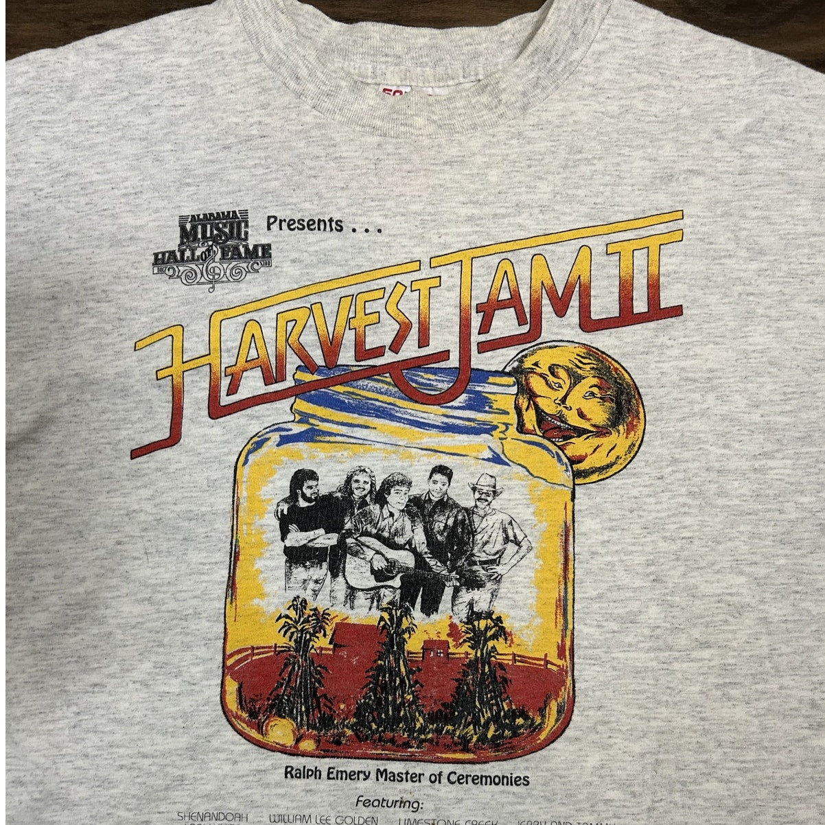 Vintage 1993 Music Hall of Fame Harvest Jam II Tee