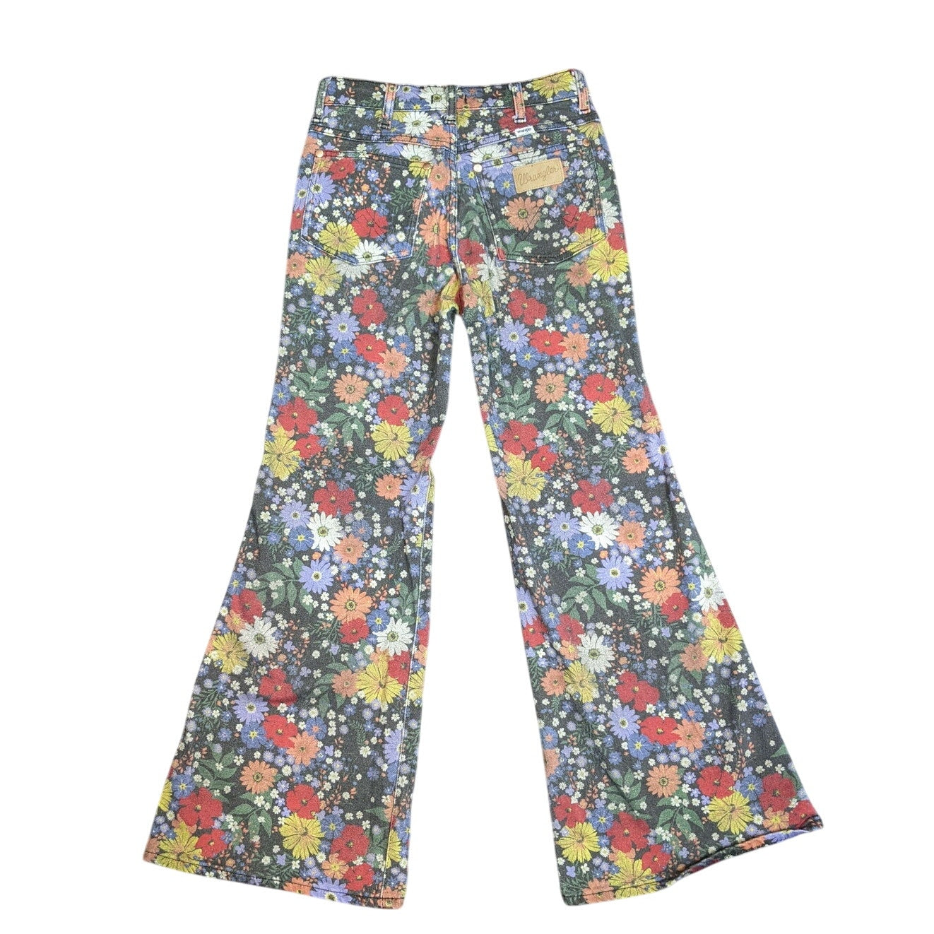 Floral Wrangler Wanderer High Rise Flare