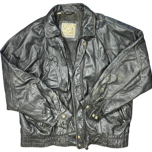 Pelle Uomo Black Leather Jacket