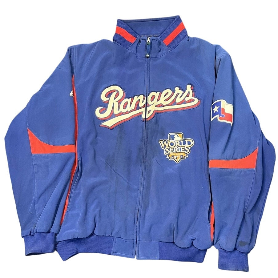 Texas Rangers Blue MLB Zip-up Jacket