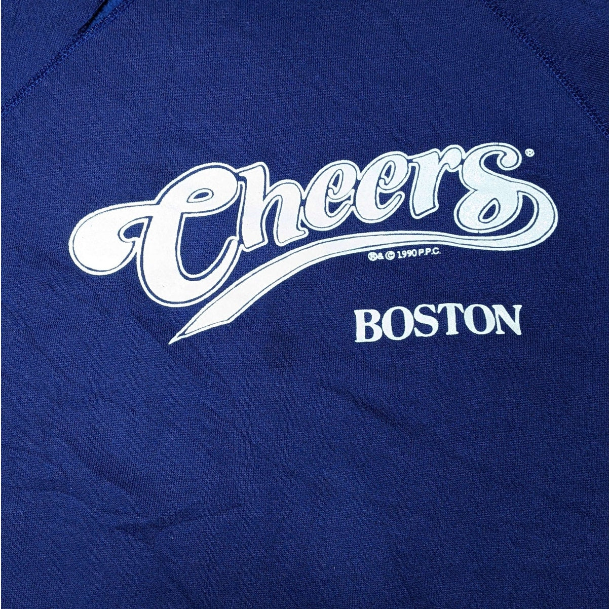 Discus Athletic Navy Blue Cheers Boston 1990 Sweater