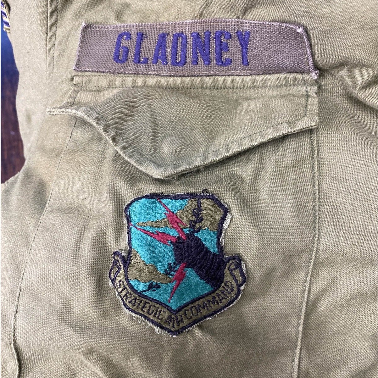 US Air Force Gladney Green Military Jacket