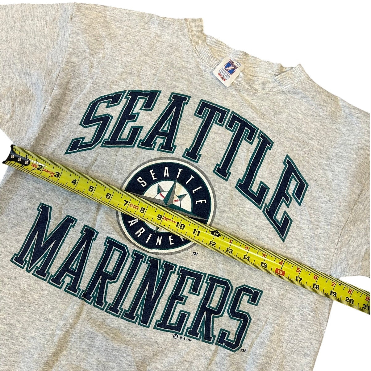 Vintage 1994 Logo 7 Seattle Mariners Crewneck Sweatshirt