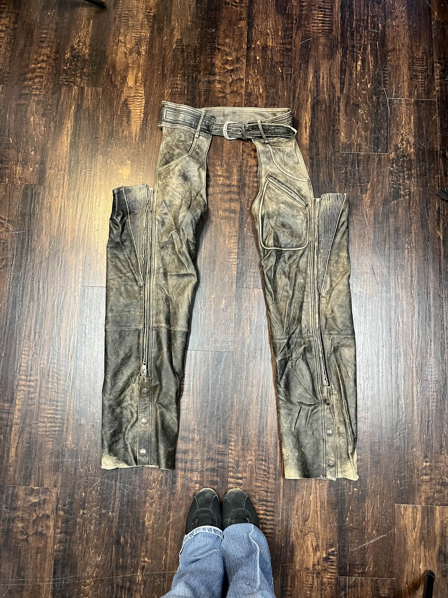 Vintage Harley Davidson Leather Chaps