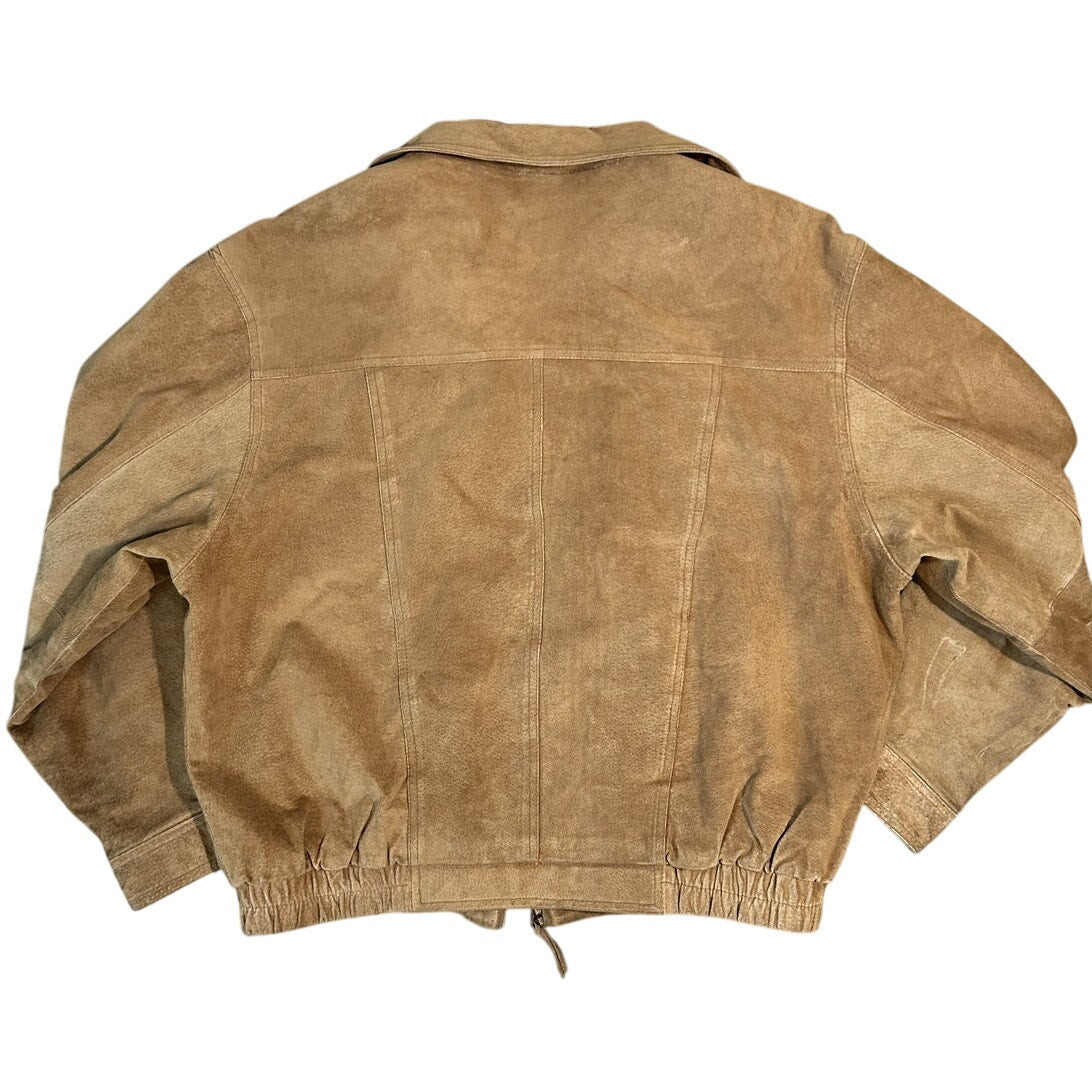 Savile Row Outerwear Brown Suede Bomber