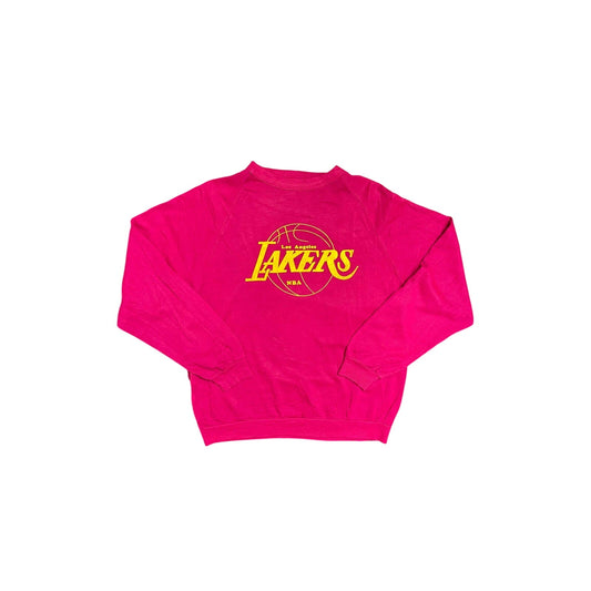 Vintage Hot Pink Los Angeles Lakers Sweatshirt