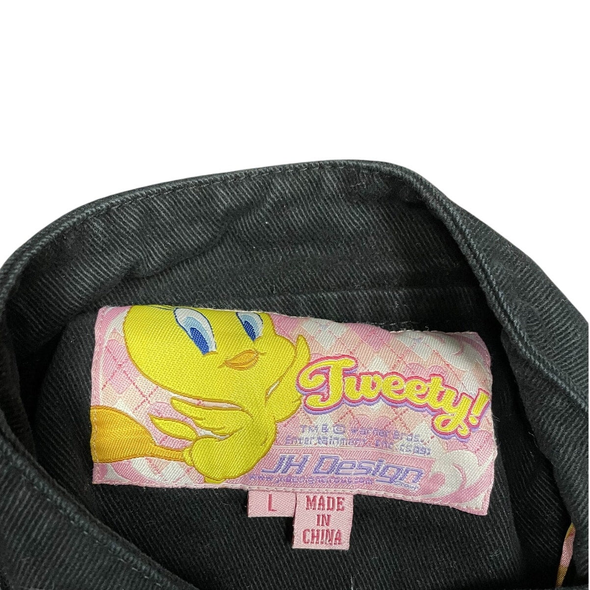 Vintage Looney Tunes Tweety Biker Jacket