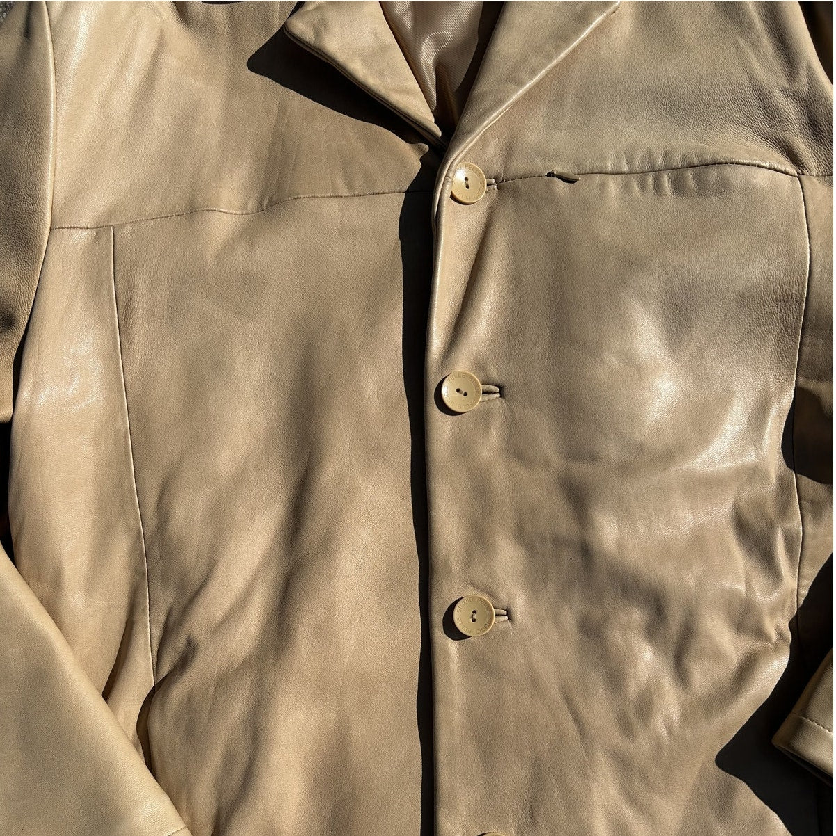 Wilsons Leather Cream Coat