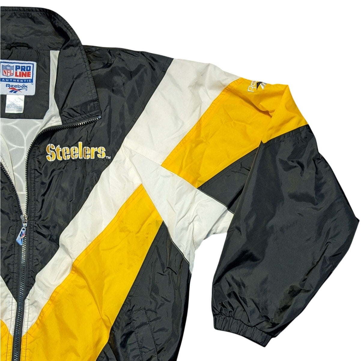 Reebok Authentic NFL PRO LINE Steelers Wind Breaker