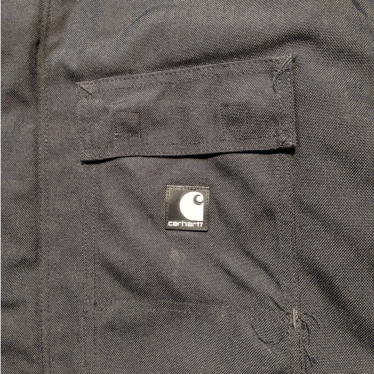 Black Carhartt Trench-Like Winter Coat