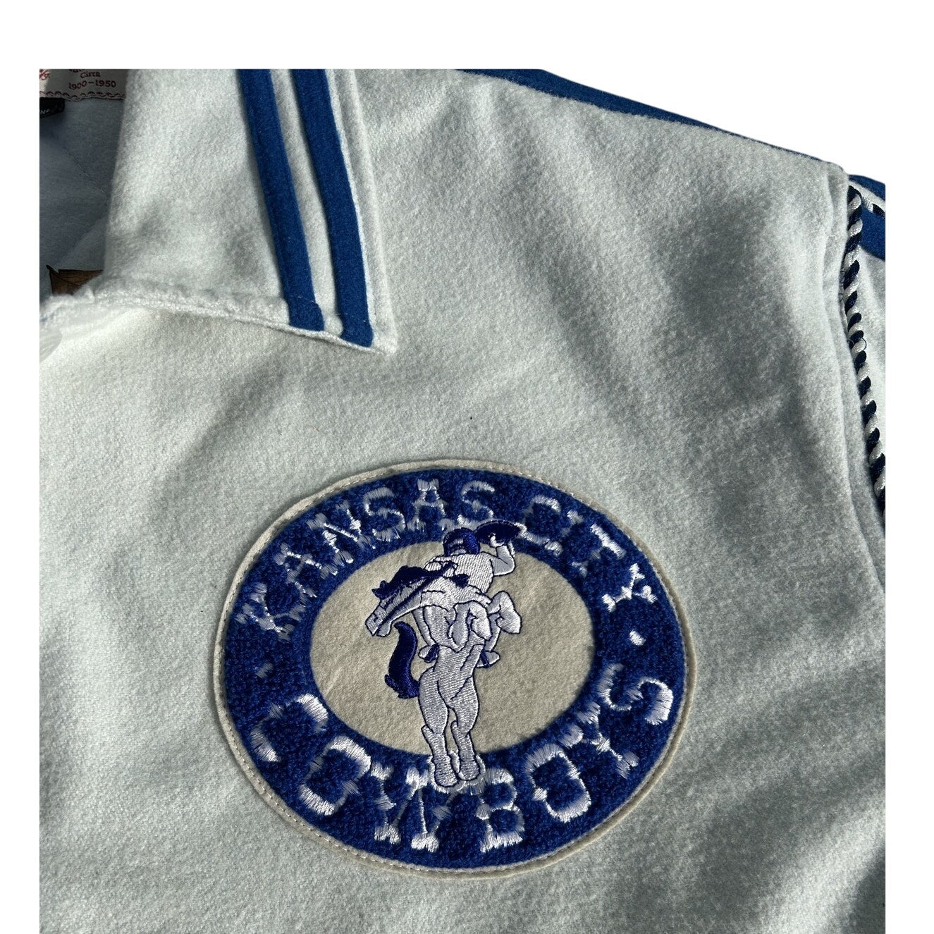 J.C Freeman and Son Vintage 1950’s Kansas City Cowboys Letterman Jacket