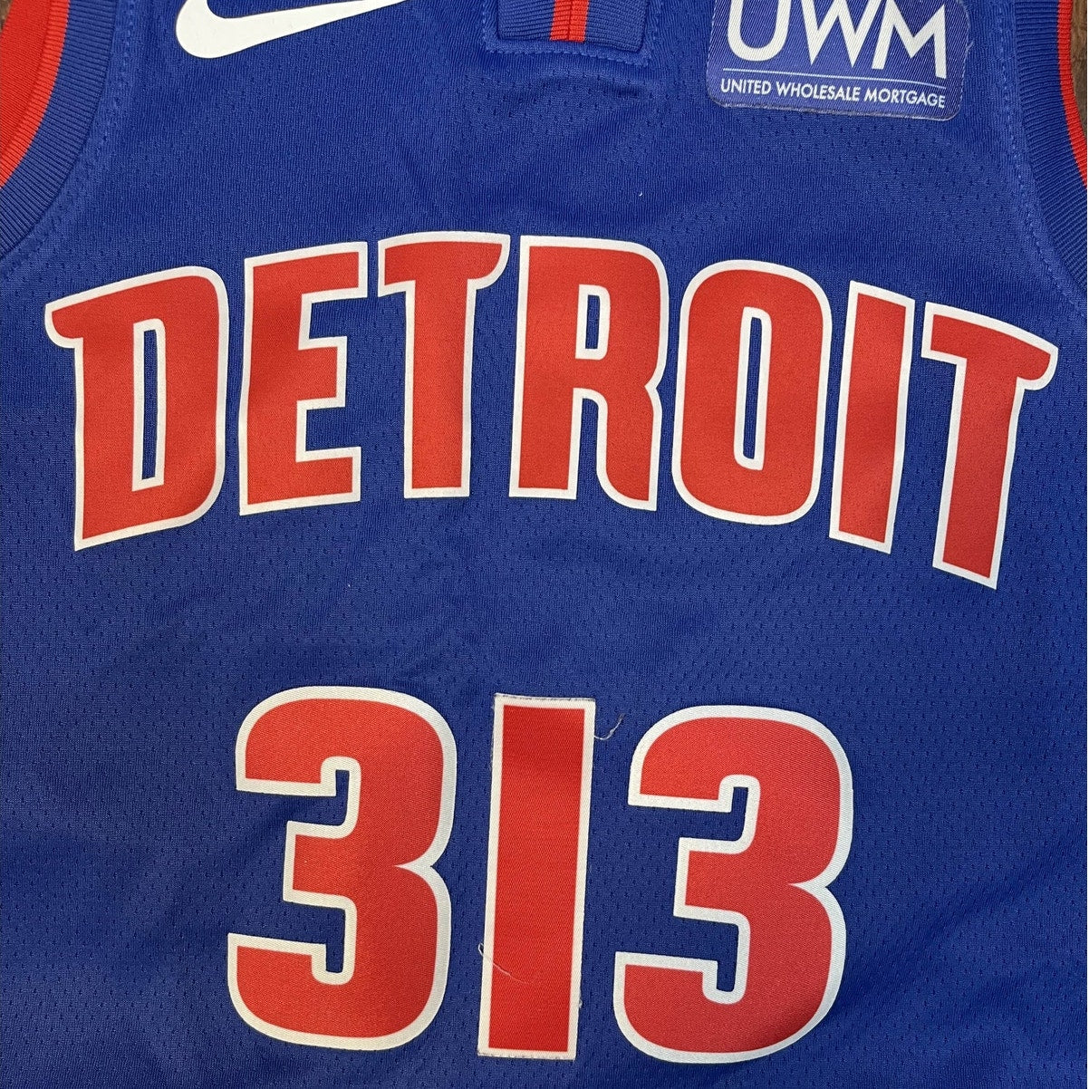 NBA Detroit Pistons “My City” Jersey