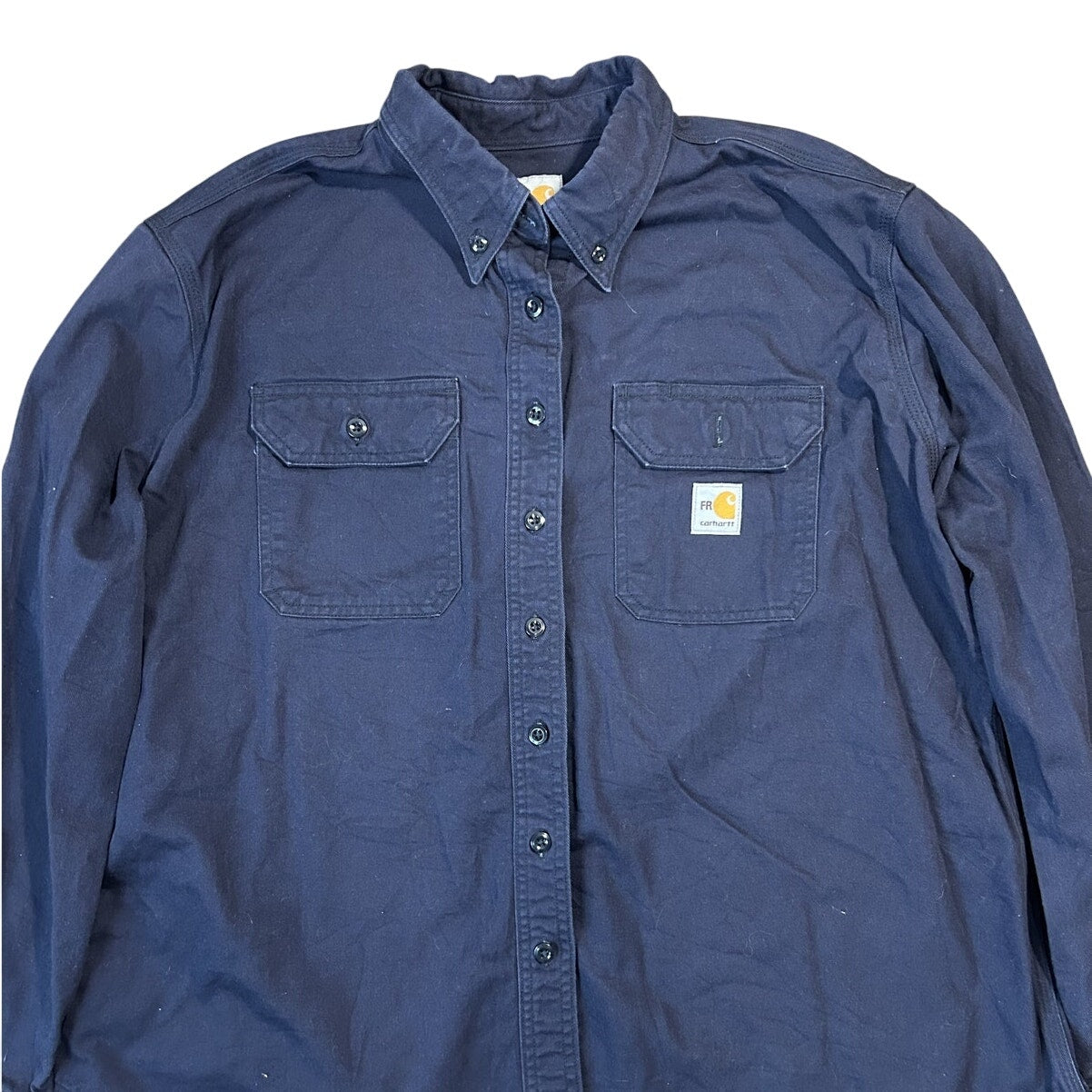 Men’s Carhartt FR Navy Button-Up Shirt