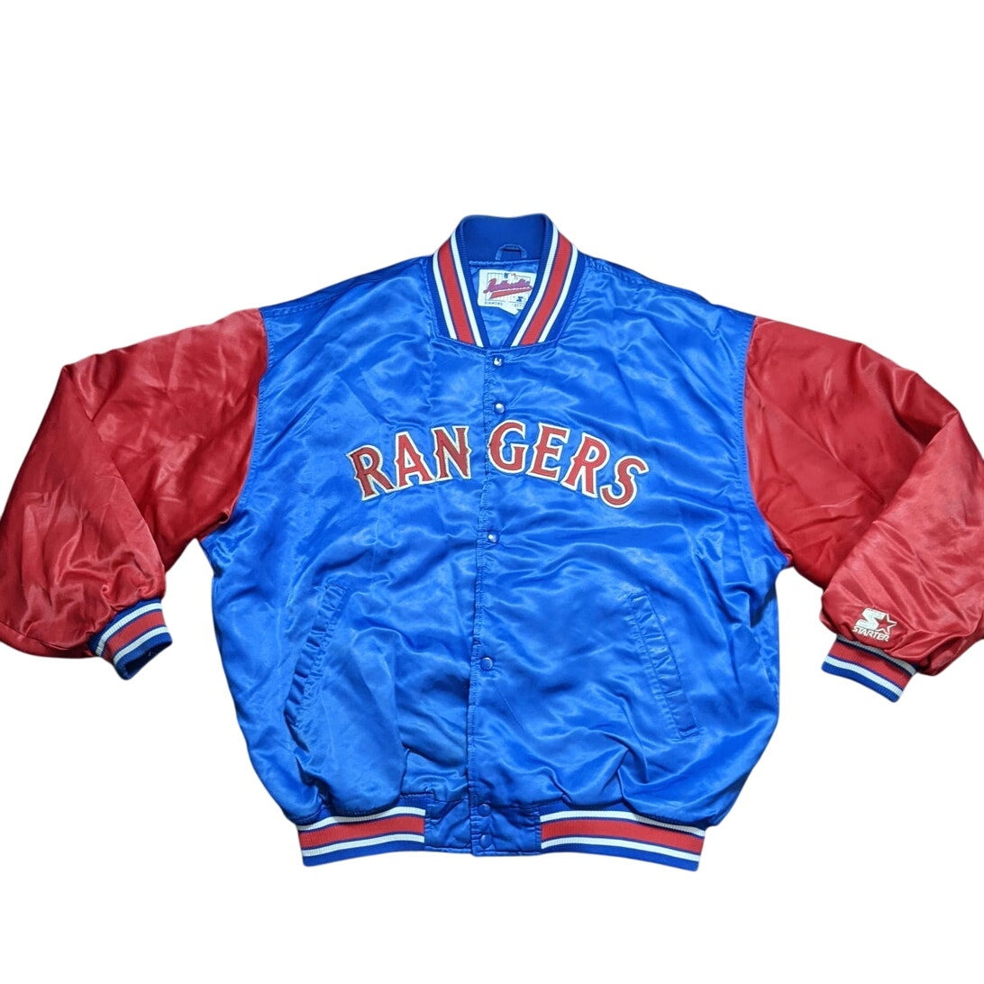 STARTER Authentic Diamond Collection Rangers Bomber Jacket