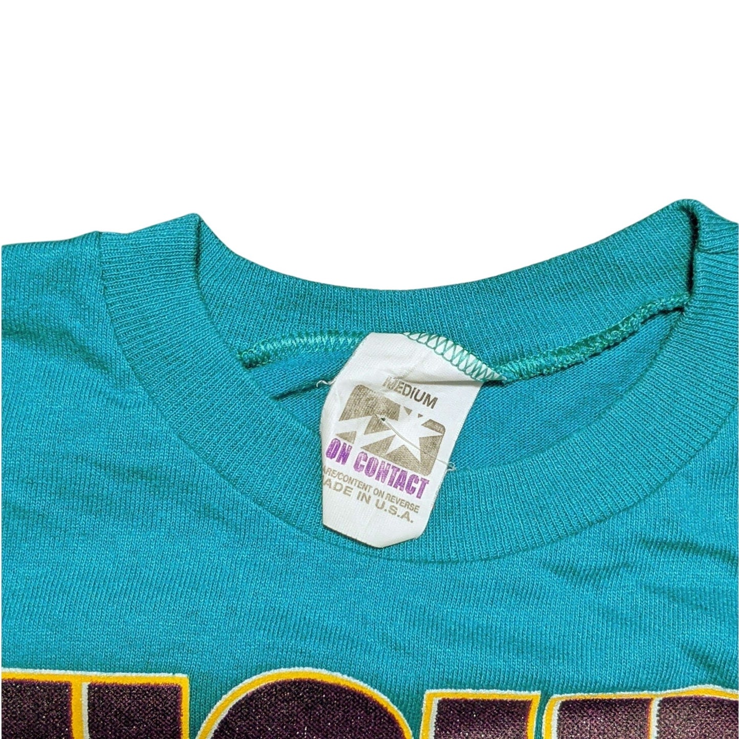 ON CONTACT Teal Mighty Ducks Kids Graphic T-Shirt