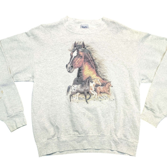 Vintage Volunteer Knit Apparel Horse Sweater