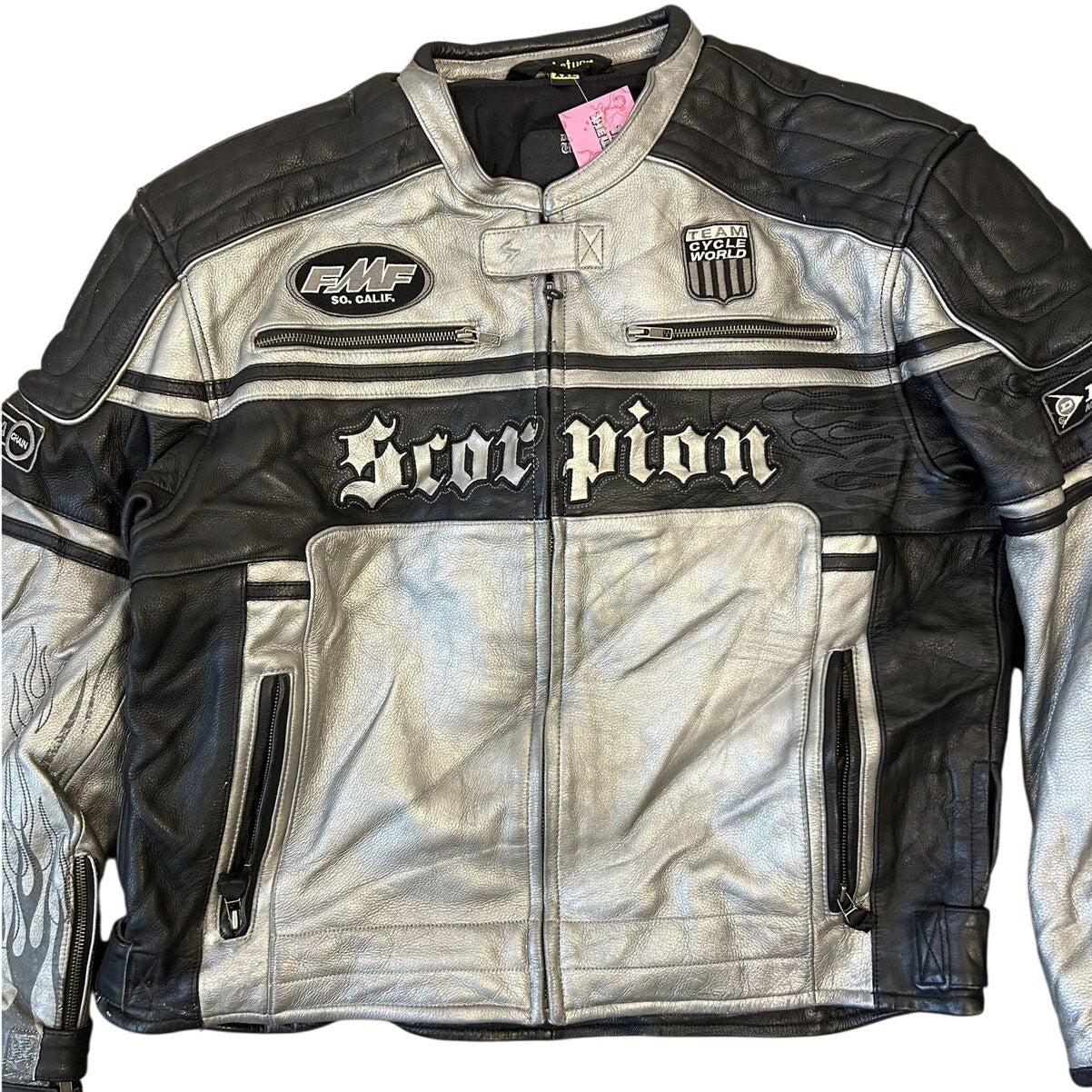 Men’s Scorpion Exo Skeleton Leather Motorcycle Jacket