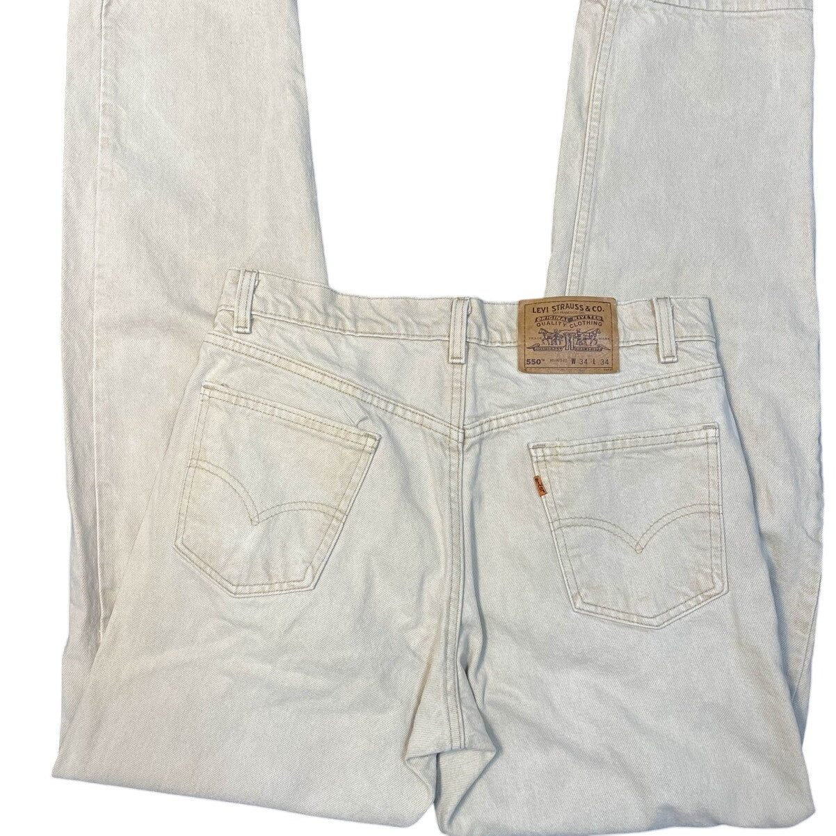 Levi’s 550 Khaki Beige Jeans