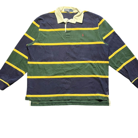 Polo by Ralph Lauren Striped Rugby Long-sleeve