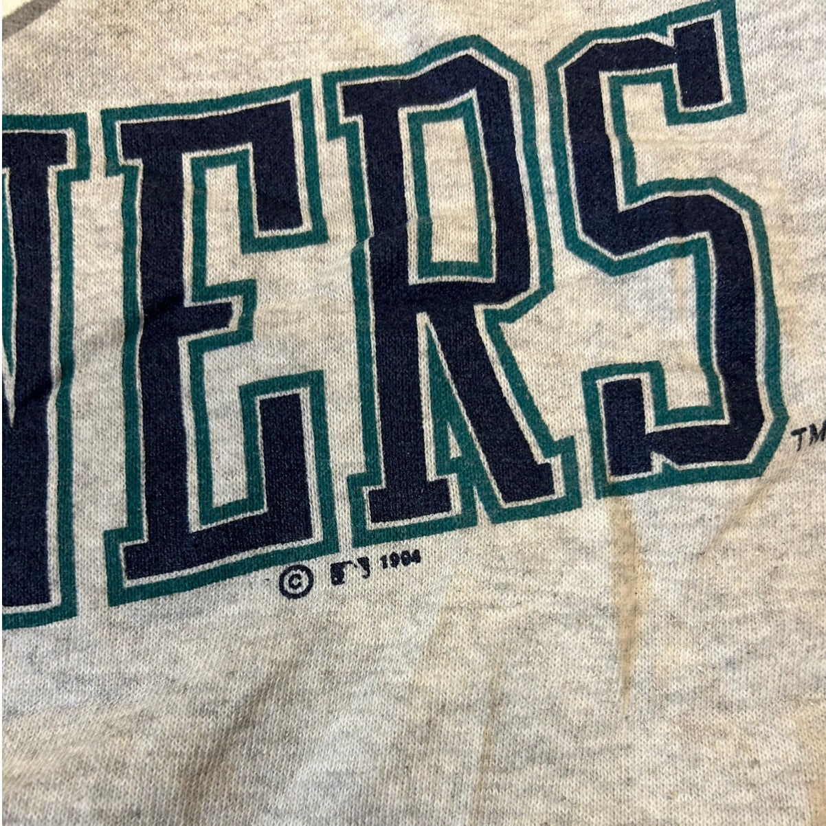 Vintage 1994 Logo 7 Seattle Mariners Crewneck Sweatshirt