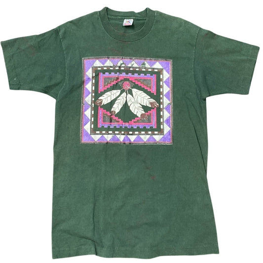 Fruit of Loom Dark Green Graphic Tee