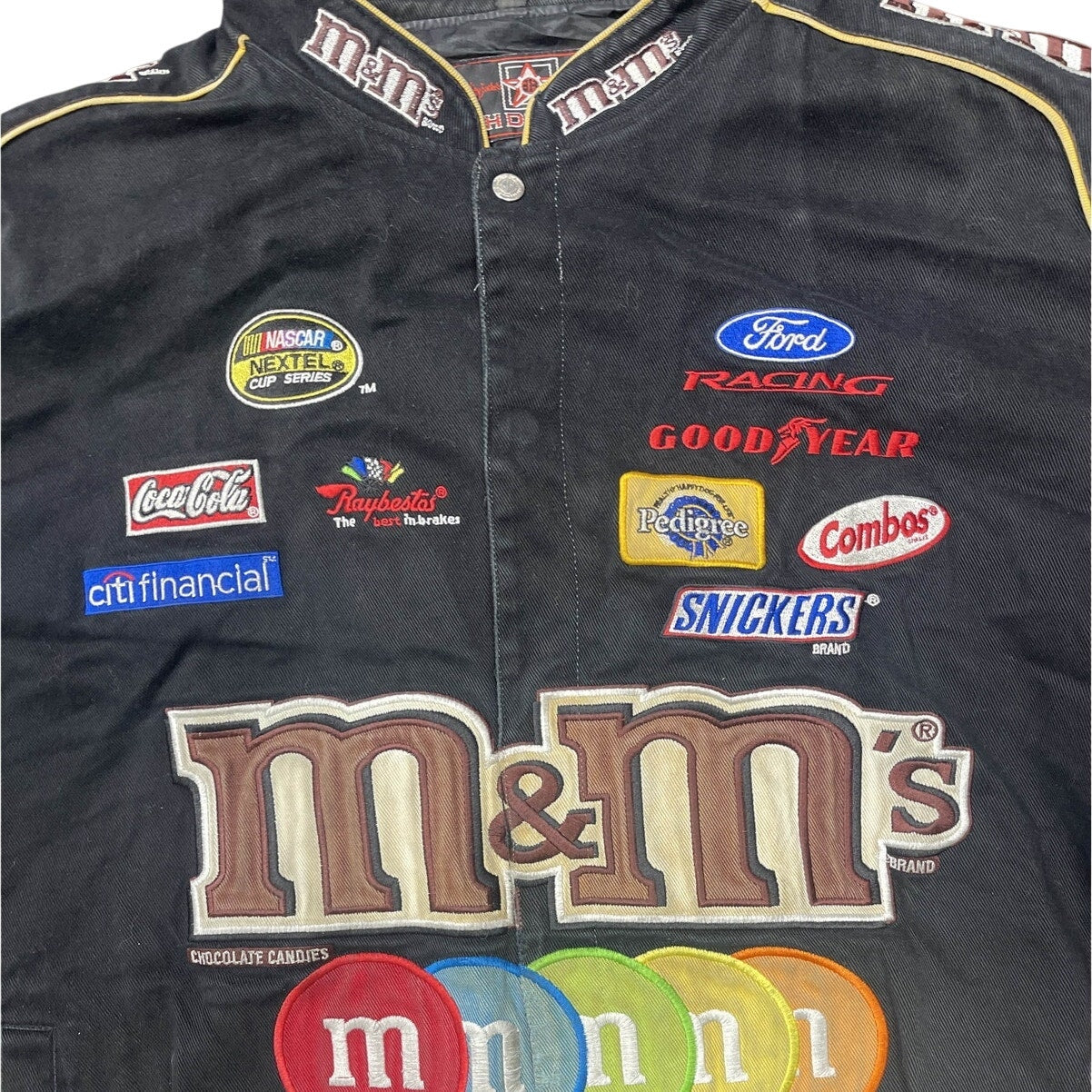 JH Design Quality Jackets since 1988 M&M Jean Jacket with Patches