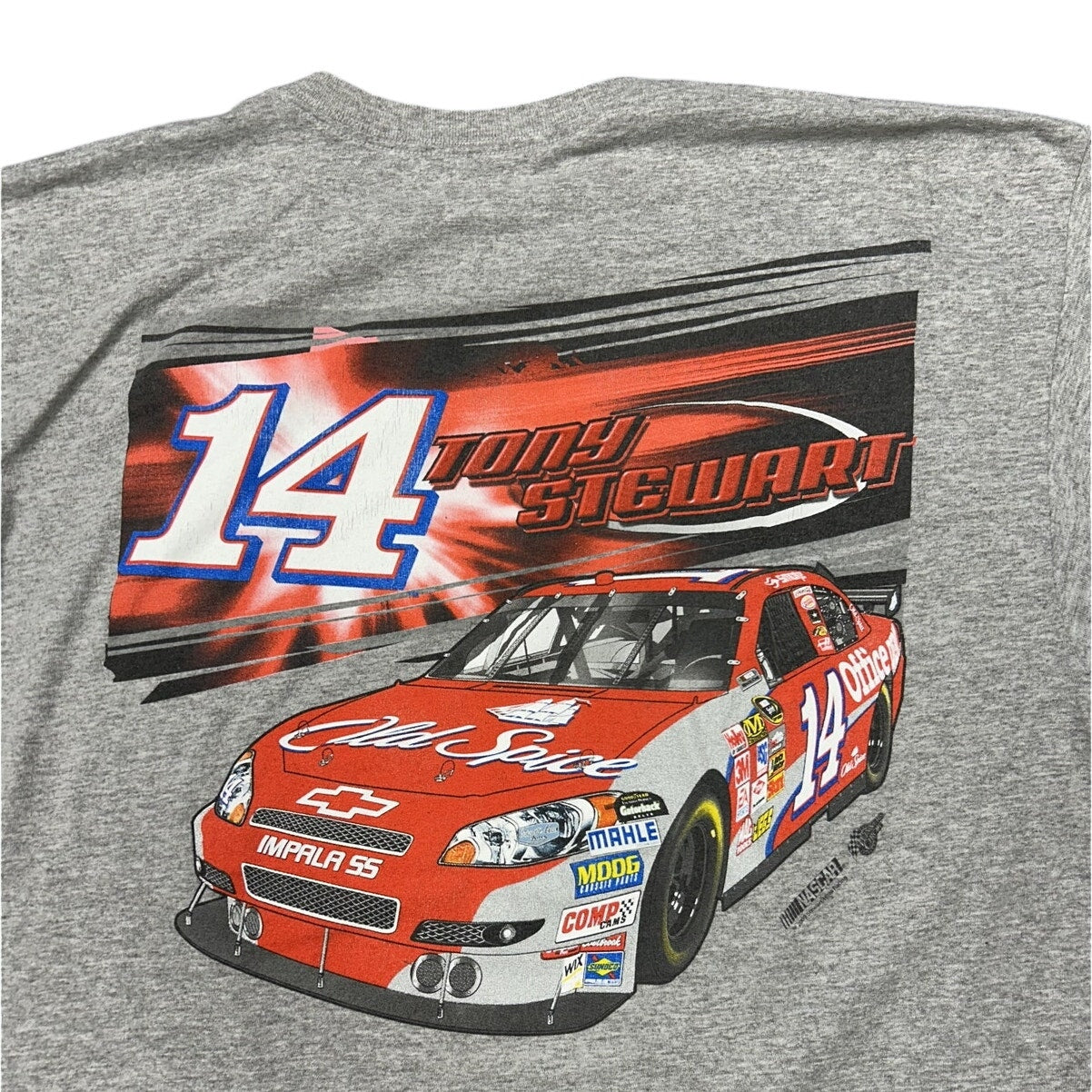 2009 NASCAR Tony Stewart Front/Back Graphic T-shirt