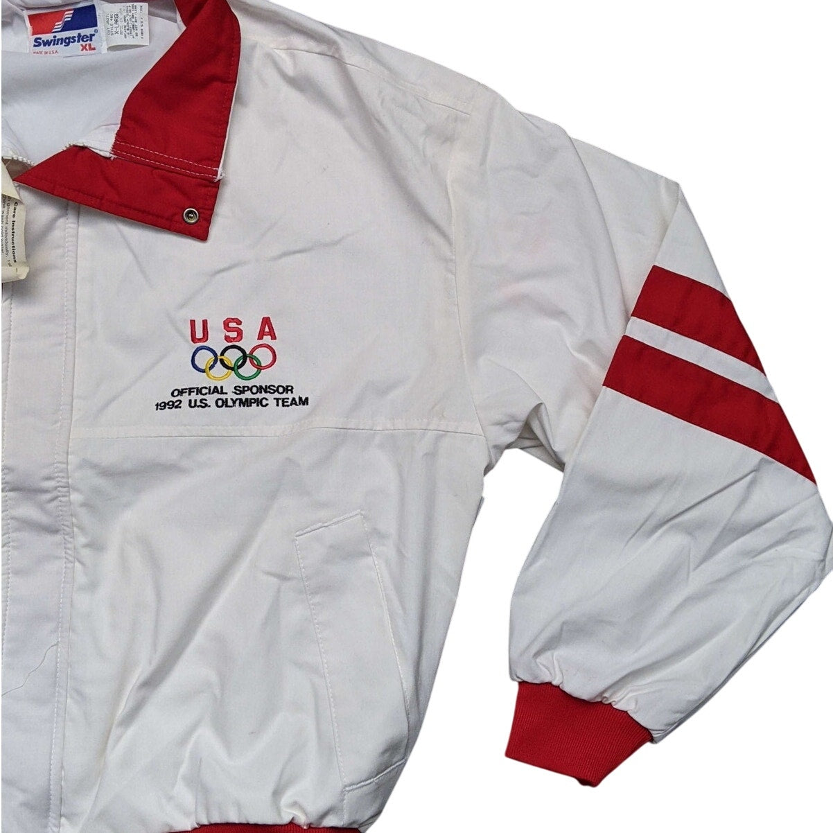 Swingster Official USA Sponsor 1991 Olympic Team Jacket