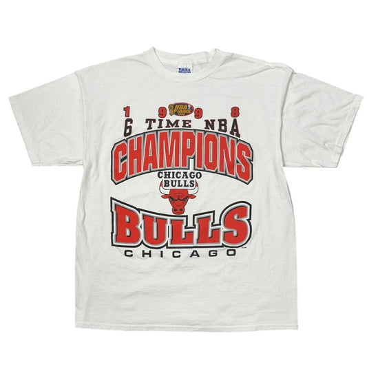 Vintage 1998 Tultex Chicago Bulls 6-Time NBA Champions T-shirt