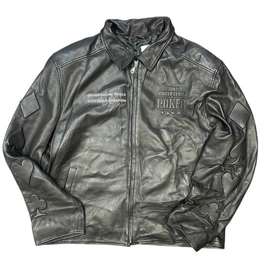 Leather World Series of Poker Jacket