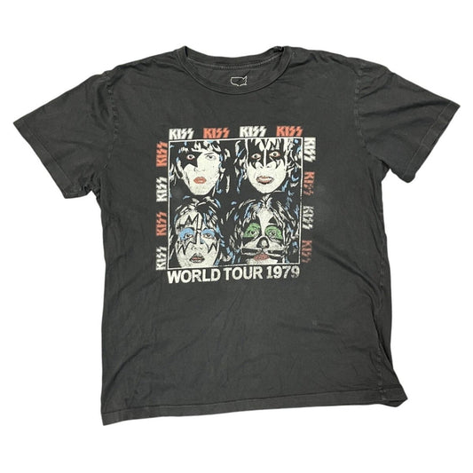 Lucky Brand Kiss Tour 79 Rock n Roll Men's Tee Shirt