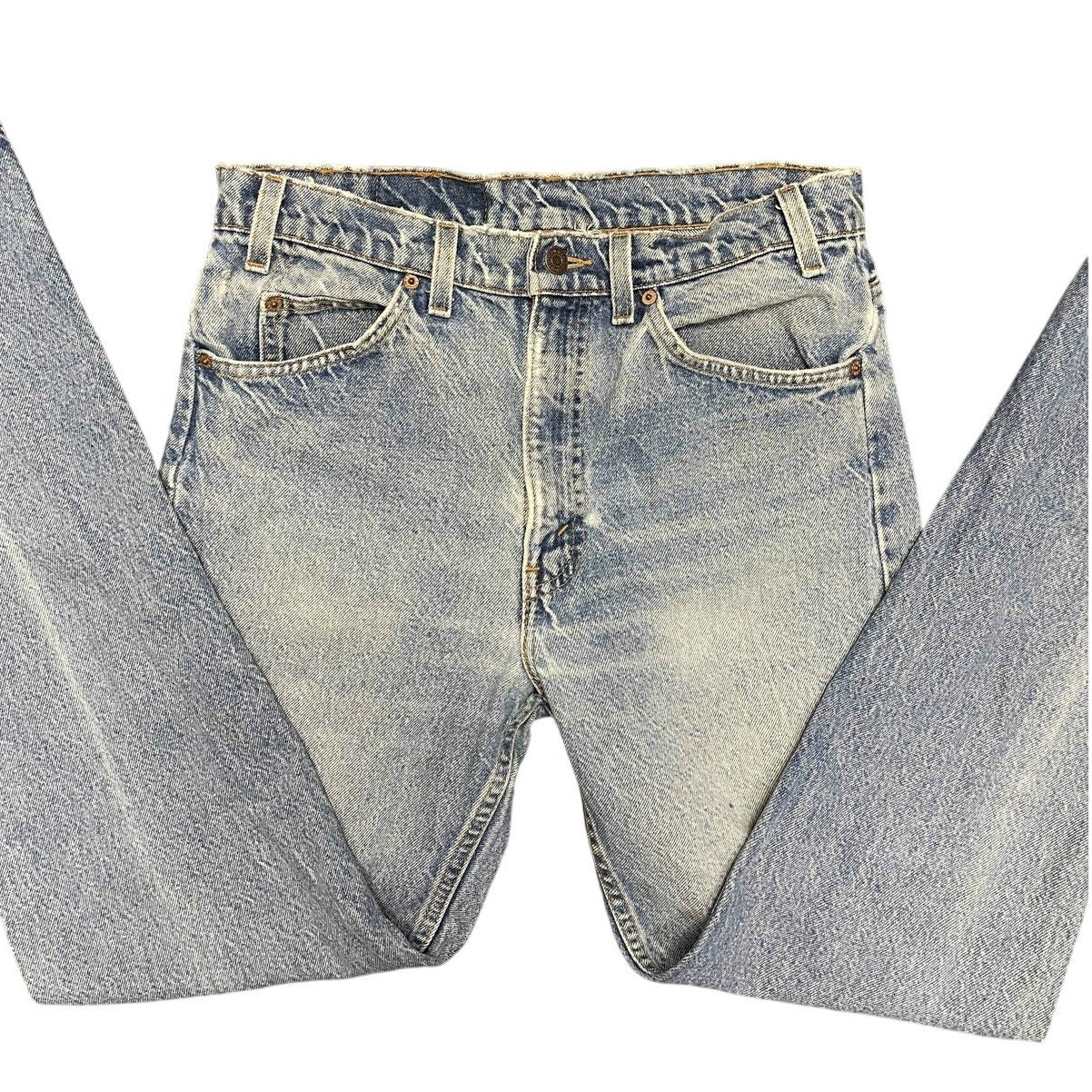 Vintage Light Wash Orange Tab 505 Levi Jeans