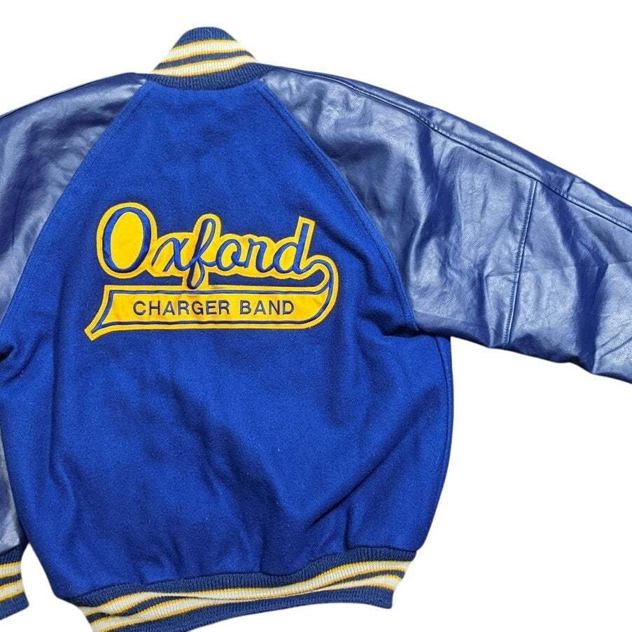 Neff Navy Blue 2009 Oxford Charger Band Varsity Jacket